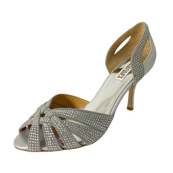 Badgley Mischka Shoes - BADGLEY MISCHKA TATIANA OPEN TOE PUMP